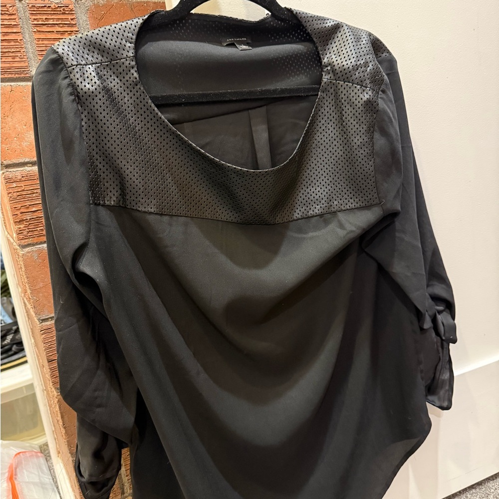 Ann Taylor Black Blouse